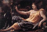 Simon  Vouet Diana painting